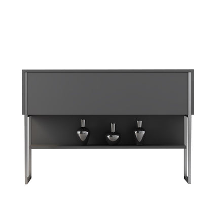 Komód Luxe - Silver, Anthracite-VASBÚTOR