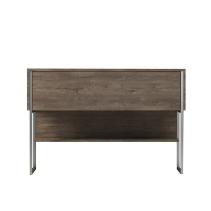 Komód Luxe - Silver, Walnut-VASBÚTOR