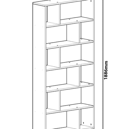 Könyvespolc Form-VASBÚTOR