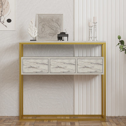 Konzolasztal Guarda - Freesia Marble-VASBÚTOR