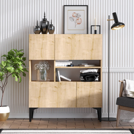 Konzolasztal Krista - Sapphire Oak-VASBÚTOR