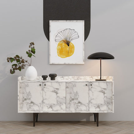 Konzolasztal Navi - Carrara Marble-VASBÚTOR