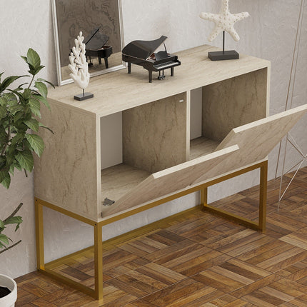 Konzolasztal Zermat - Travertine-VASBÚTOR