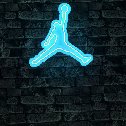 Műanyag LED-es fali dekoráció, Basketball - Blue-VASBÚTOR