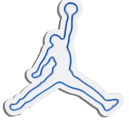 Műanyag LED-es fali dekoráció, Basketball - Blue-VASBÚTOR