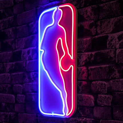 Műanyag LED-es fali dekoráció, The Logo Jerry West - Multicolor-VASBÚTOR