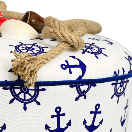 Puha Puff Cunda - Blue, White-VASBÚTOR