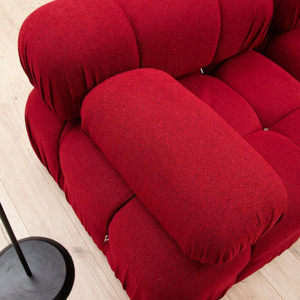 Sarokkanapé Bubble ( L1-O1-1R -Puf) - Red-VASBÚTOR