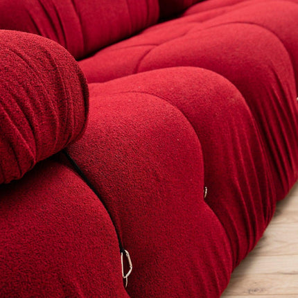 Sarokkanapé Bubble ( L1-O1-1R -Puf) - Red-VASBÚTOR