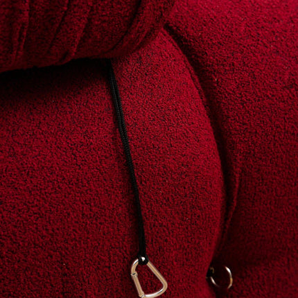Sarokkanapé Bubble ( L1-O1-1R -Puf) - Red-VASBÚTOR