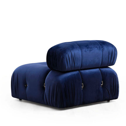Sarokkanapé Bubble Velvet Kék L1-O1-1R-PUF-VASBÚTOR