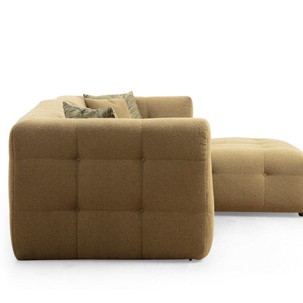 Sarokkanapé Cady Jobbos - Khaki-VASBÚTOR