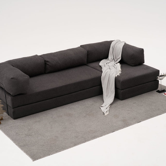 Sarokkanapé Comfort - Antracit-VASBÚTOR