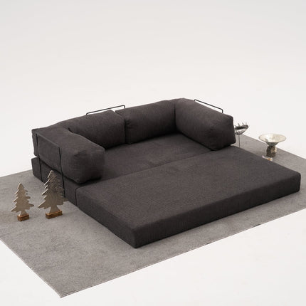 Sarokkanapé Comfort - Antracit-VASBÚTOR