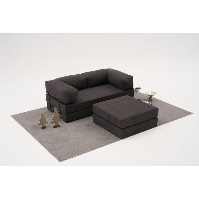 Sarokkanapé Comfort Mini - Antracit-VASBÚTOR