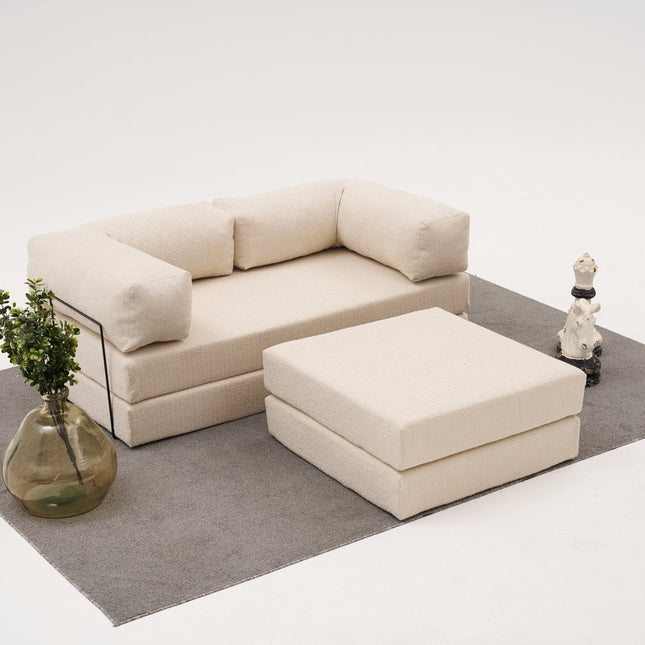 Sarokkanapé Comfort Mini - Krém-VASBÚTOR
