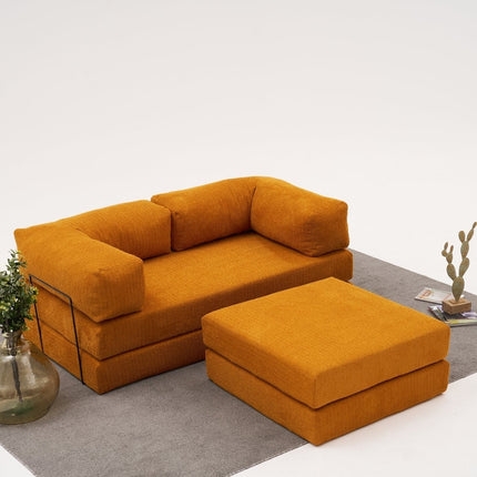 Sarokkanapé Comfort Mini - Narancssárga-VASBÚTOR