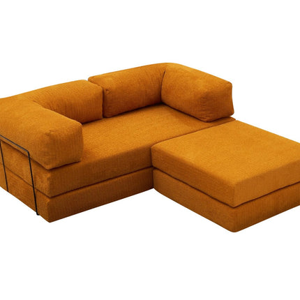Sarokkanapé Comfort Mini - Narancssárga-VASBÚTOR