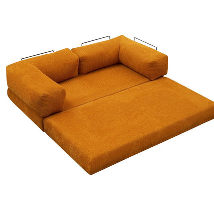 Sarokkanapé Comfort Mini - Narancssárga-VASBÚTOR