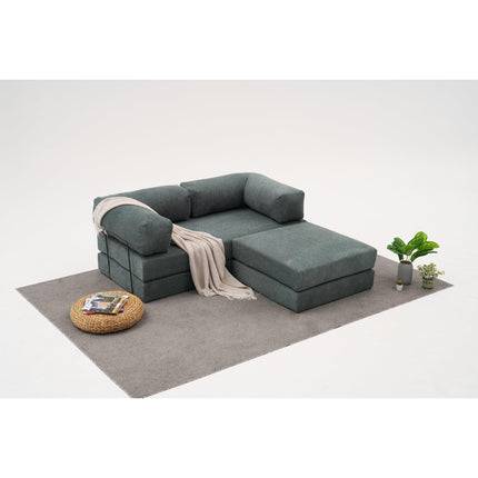 Sarokkanapé Comfort Mini - Zöld-VASBÚTOR