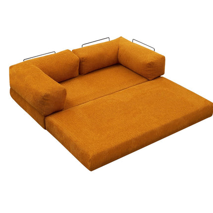 Sarokkanapé Comfort - Narancssárga-VASBÚTOR