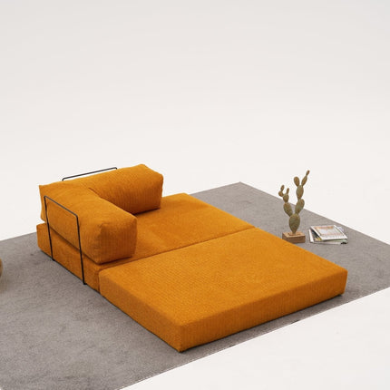 Sarokkanapé Comfort - Narancssárga-VASBÚTOR