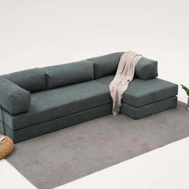 Sarokkanapé Comfort - Zöld-VASBÚTOR