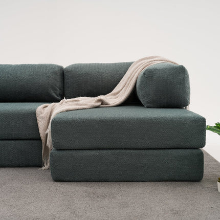 Sarokkanapé Comfort - Zöld-VASBÚTOR