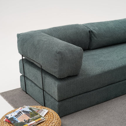 Sarokkanapé Comfort - Zöld-VASBÚTOR