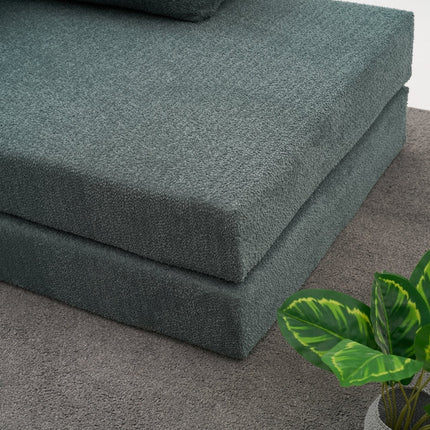 Sarokkanapé Comfort - Zöld-VASBÚTOR