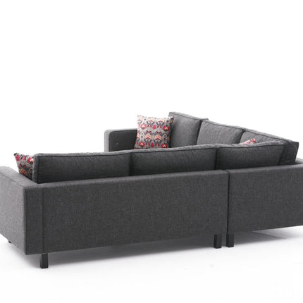 Sarokkanapé Kale Linen - Antracit-VASBÚTOR