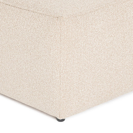 Sarokkanapé Lora (L1-O1-1R-POUFFE ) - Barackszín-VASBÚTOR