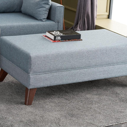 Sarokkanapéágy Bella Soft Mini Köşe Balos - Kék-VASBÚTOR