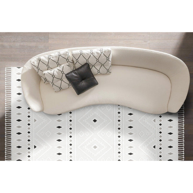 Szőnyeg (100 x 300), 33412A Malta - Cream, Grey-VASBÚTOR
