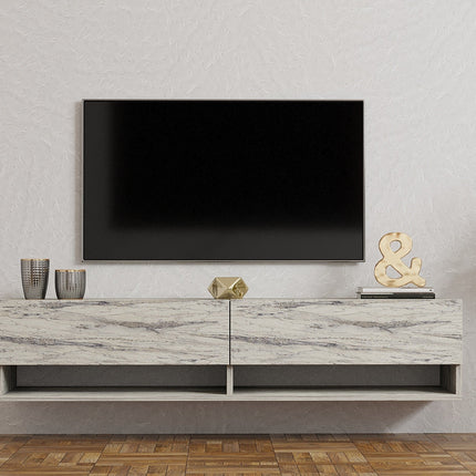TV szekrény Arges - Freesia, Marble-VASBÚTOR