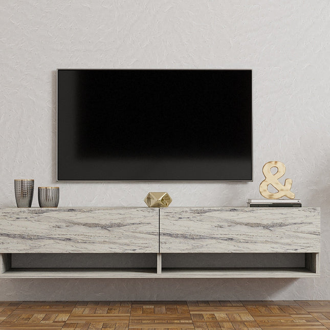 TV szekrény Arges - Freesia, Marble-VASBÚTOR