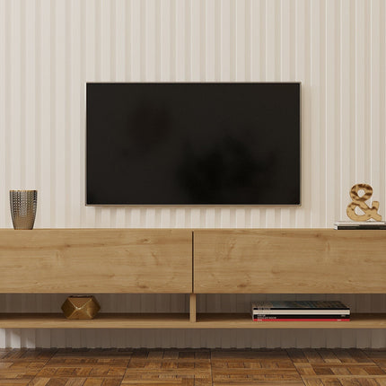 TV szekrény Arges - Sapphire Oak-VASBÚTOR