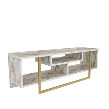 TV szekrény Asal 120 - Ephesus, Gold-VASBÚTOR