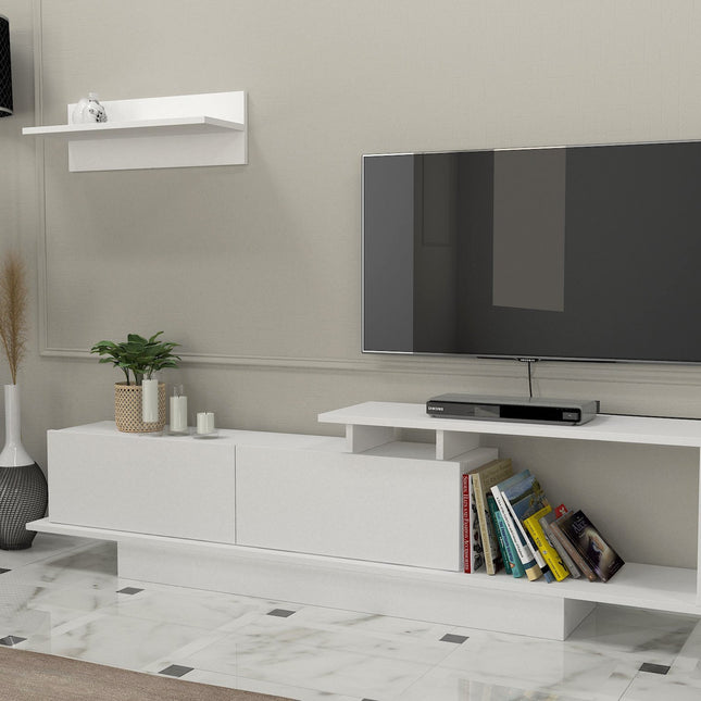 TV szekrény Asos - Fehér-VASBÚTOR