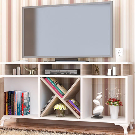 TV szekrény Ay - White, Cordoba-VASBÚTOR