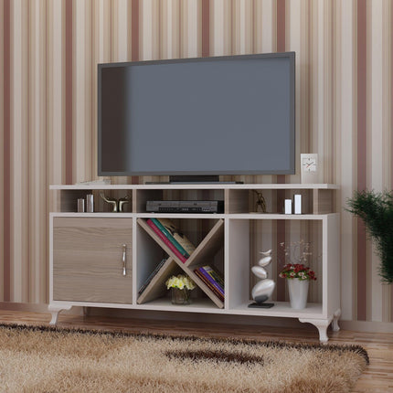TV szekrény Ay - White, Cordoba-VASBÚTOR