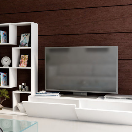 TV szekrény Bare - White-VASBÚTOR