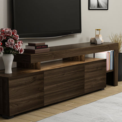 TV szekrény Beliz - Walnut-VASBÚTOR