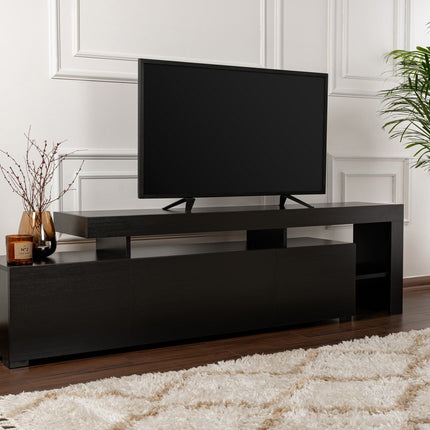 TV szekrény Beliz - Wood Black-VASBÚTOR