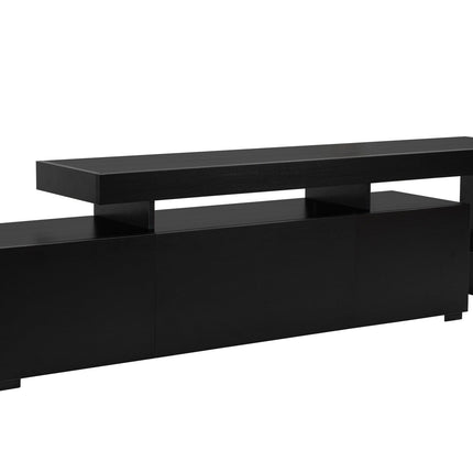 TV szekrény Beliz - Wood Black-VASBÚTOR