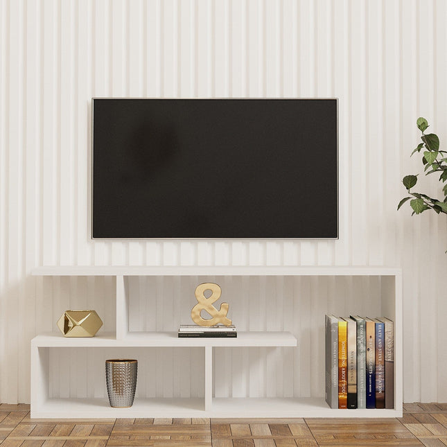 TV szekrény Cafu - White-VASBÚTOR