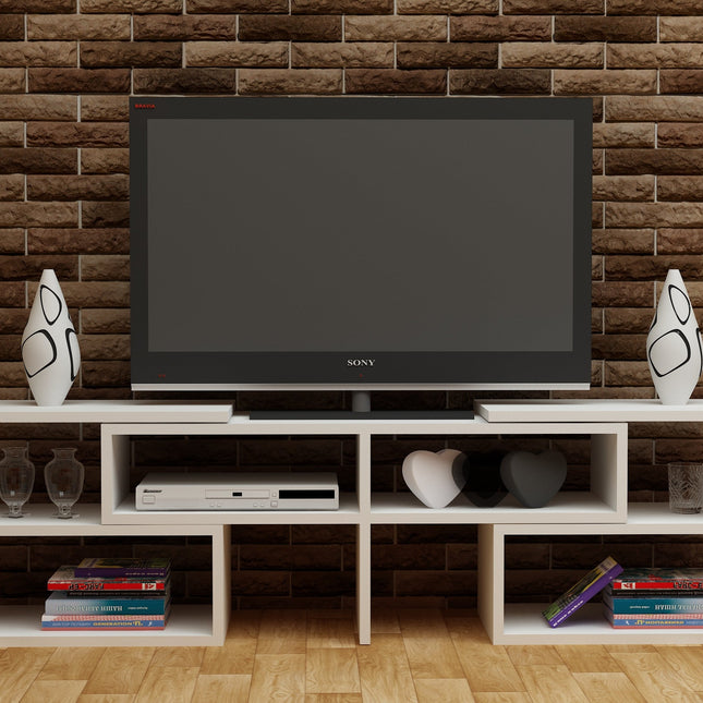 TV szekrény Care - White-VASBÚTOR