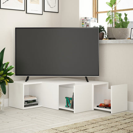 TV szekrény Compact - White-VASBÚTOR