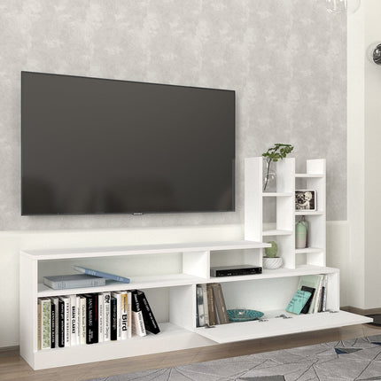 TV szekrény Dolunay - Fehér-VASBÚTOR