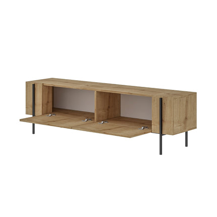 TV szekrény Herman - Sapphire Oak-VASBÚTOR